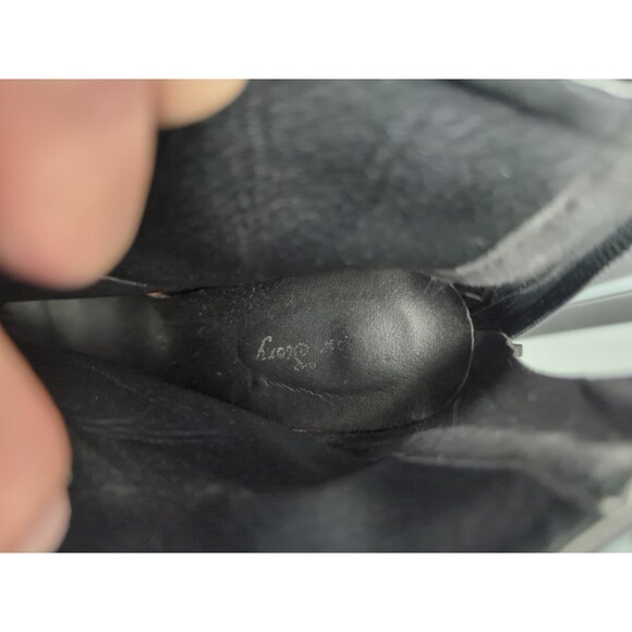 SHOW STORY WOMEN'S BLACK ZIPPER CLOSE TOE HEEL PLATFORM SZ 6 1/2 37 - Picture 14 of 14